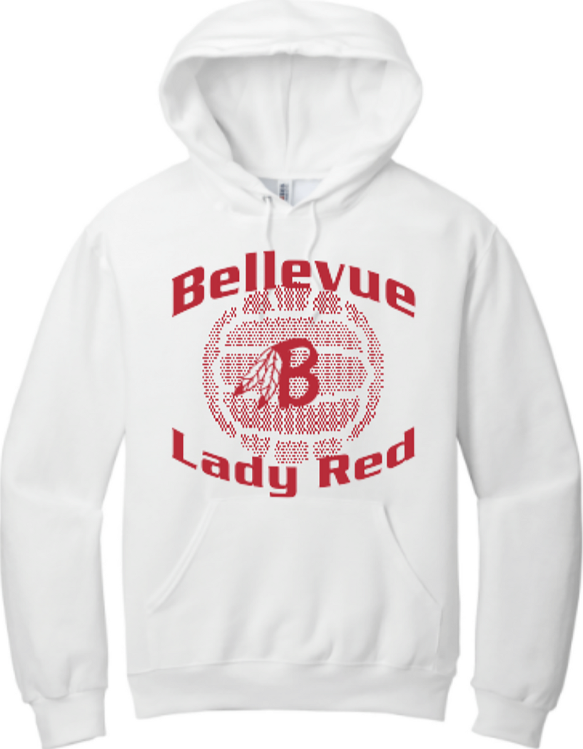 Bellevue Lady Red Volleyball Shirts - #4