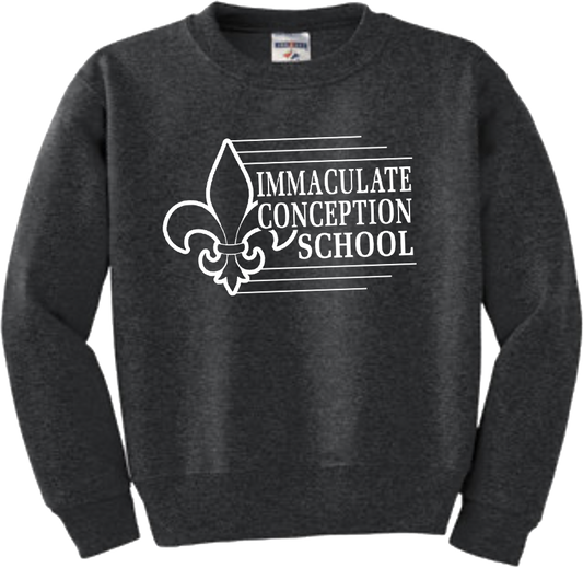 ICS Crewneck - ICS Stripes - Jerzees® - Youth NuBlend® Crewneck Sweatshirt - 562B