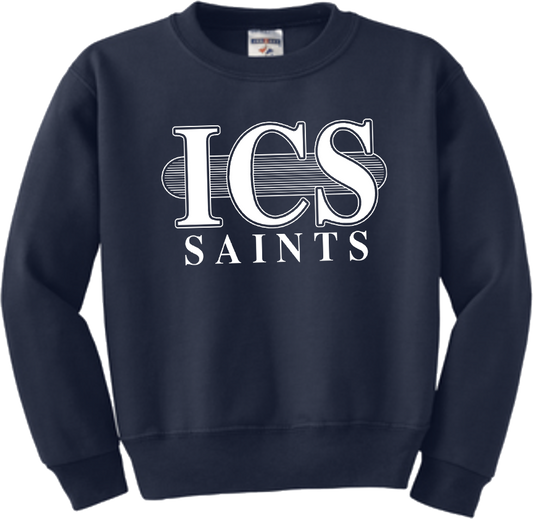 ICS Crewneck - ICS Saints - Jerzees® - Youth NuBlend® Crewneck Sweatshirt - 562B