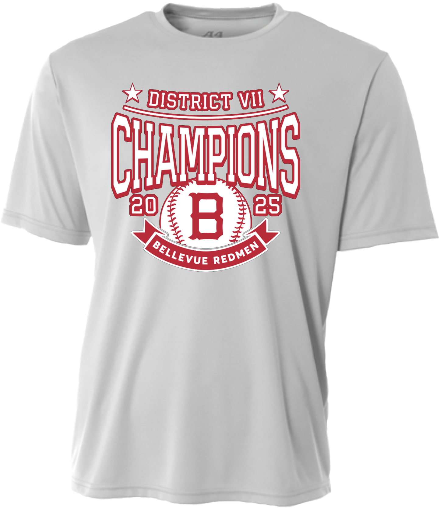 Little League - 2025 10U District Champions - A4 Cooling Performance Short Sleeve Tee - A4N3142 / A4NB3142