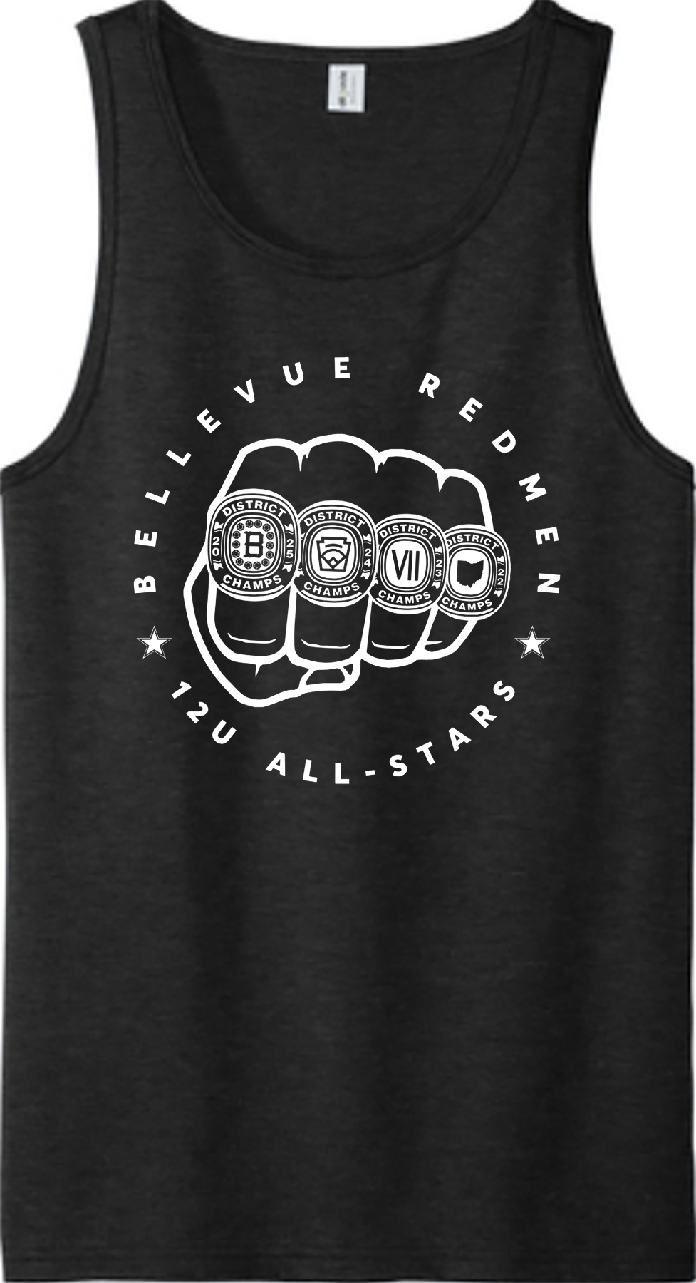 Little League - 2025 12U District Champions - Allmade® Unisex Tri-Blend Tank - AL2019