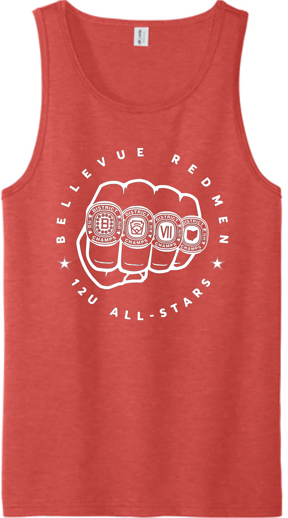 Little League - 2025 12U District Champions - Allmade® Unisex Tri-Blend Tank - AL2019