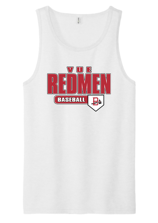 Allmade® Vue White Unisex Tri-Blend Tank AL2019