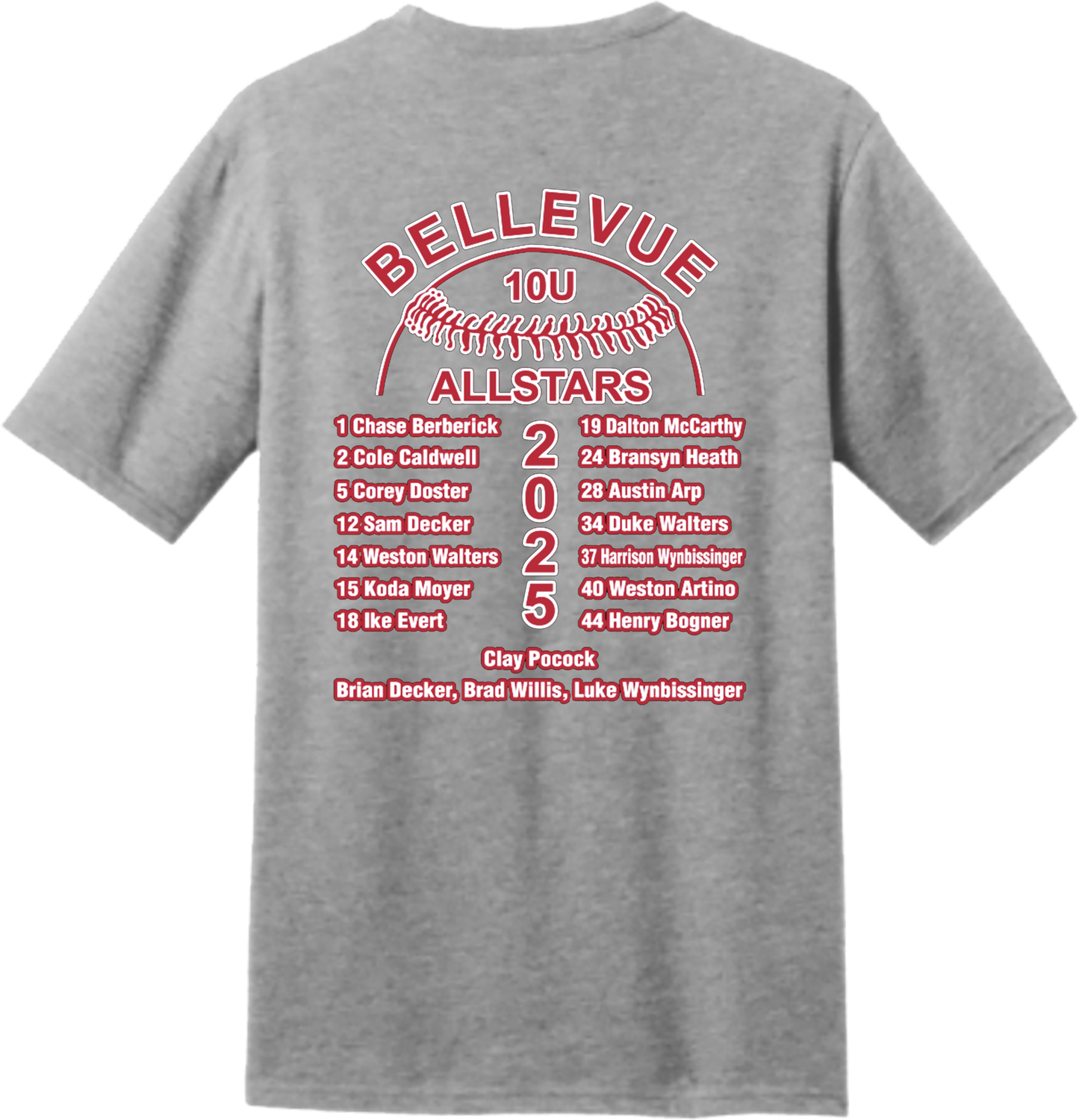 Little League - 2025 10U District Champions - District® Perfect Blend® CVC Tee - DM108 / DT108Y