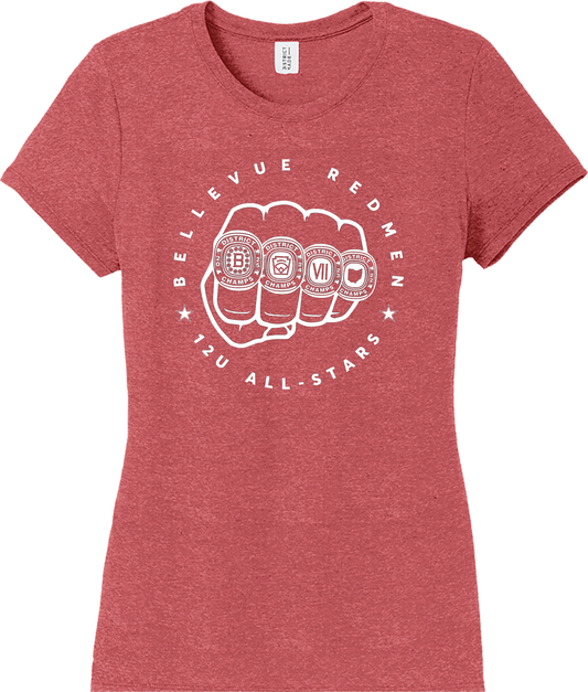 Little League - 2025 12U District Champions - District ® Women’s Perfect Tri ® Tee - DM130L