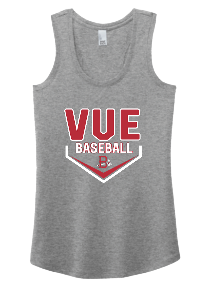 District® Vue Grey Frost Women's Perfect Tri® Racerback Tank DM138L