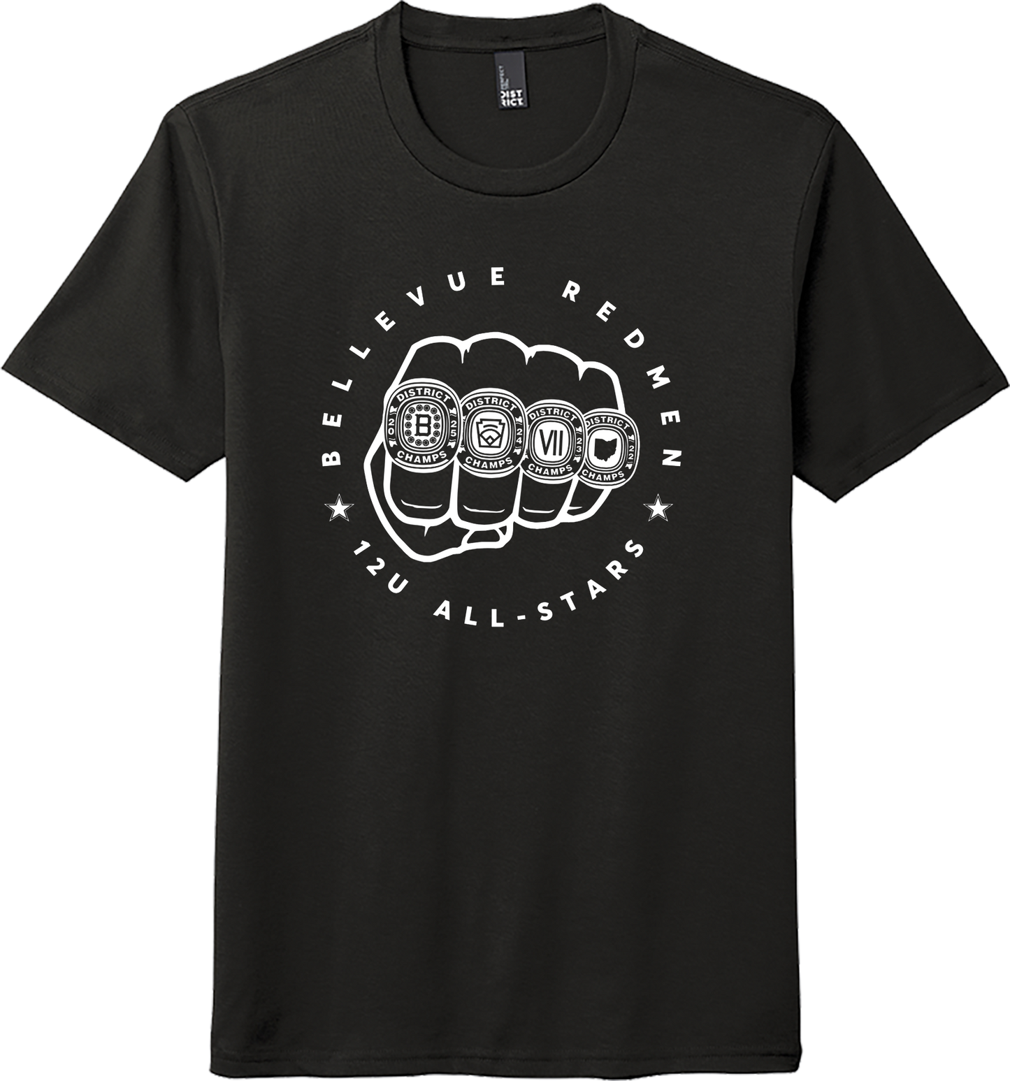 Little League - 2025 12U District Champions - District ® Youth Perfect Tri ® Tee - DT130Y
