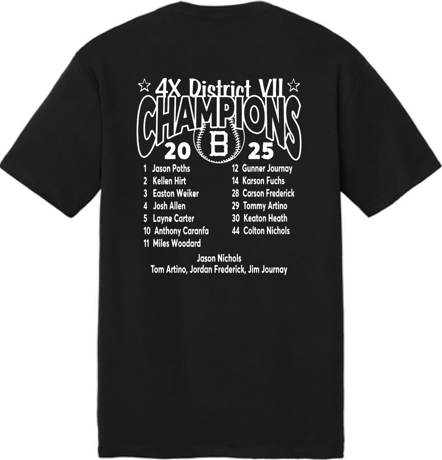 Little League - 2025 12U District Champions - District ® Youth Perfect Tri ® Tee - DT130Y