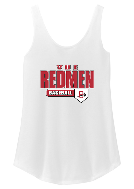 District® Vue White Women's Perfect Tri® Relaxed Tank DT151