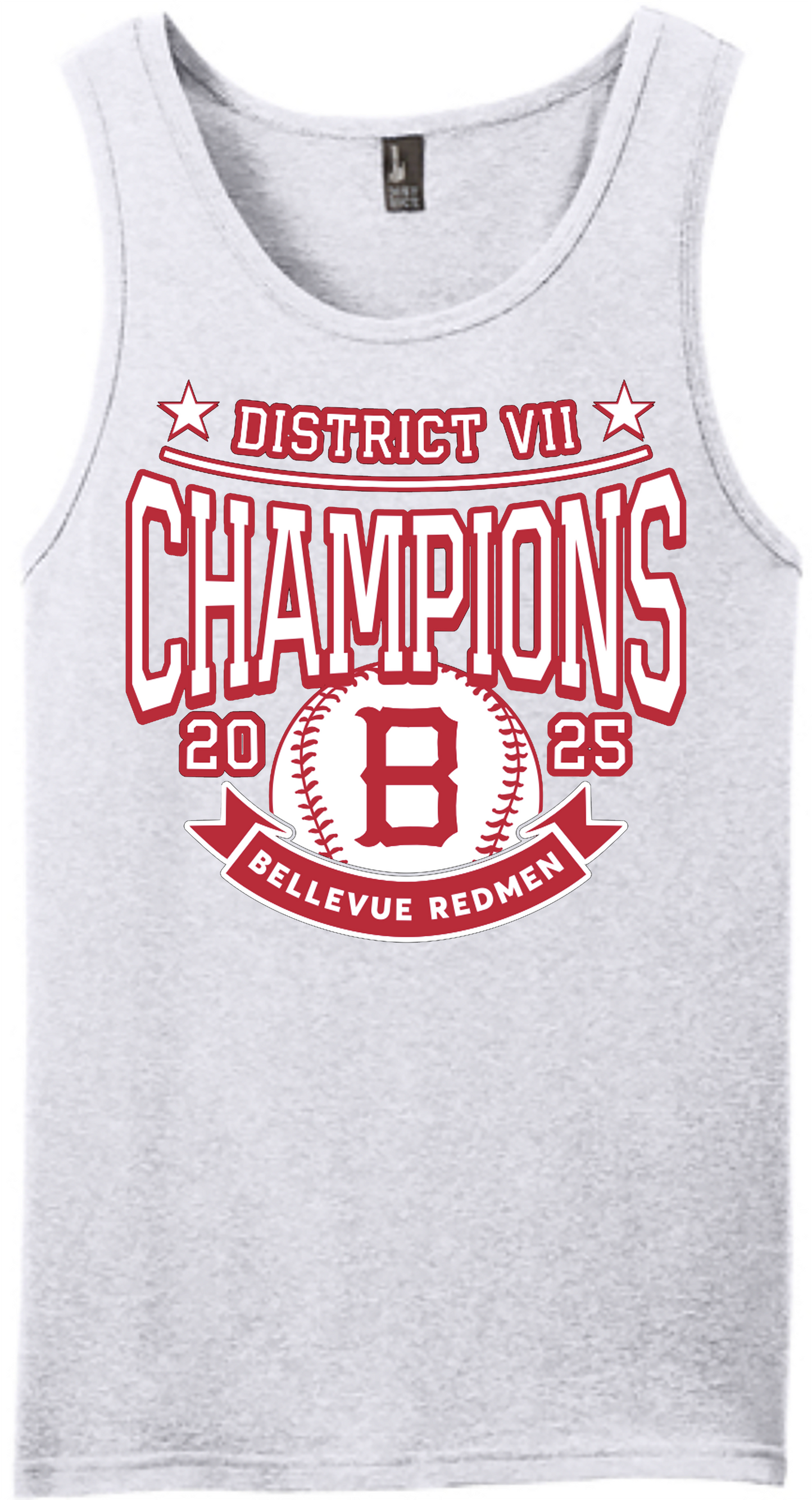 Little League - 2025 10U District Champions - Men's District Concert Tank - DT5300