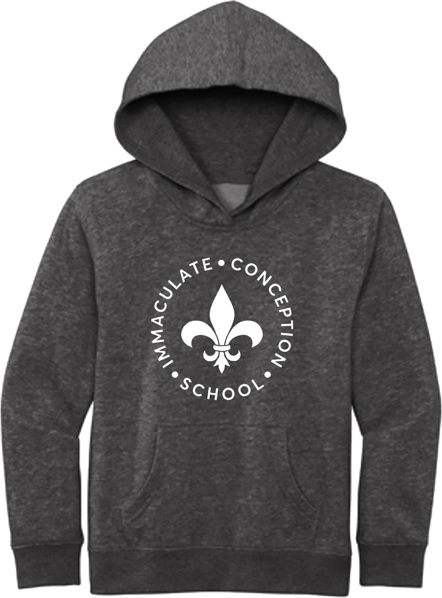 ICS Hoodie - Circle Logo - District® Youth V.I.T.™ Fleece Hoodie - DT6100Y