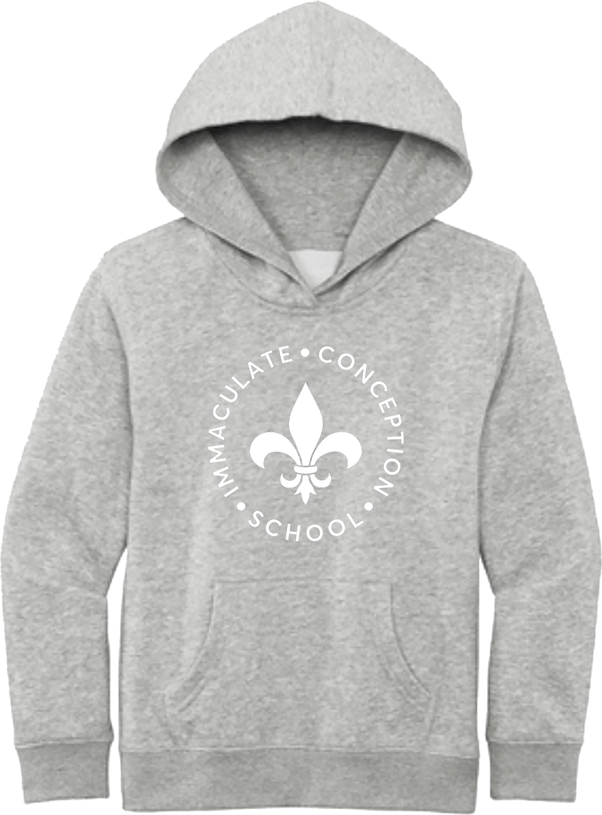 ICS Hoodie - Circle Logo - District® Youth V.I.T.™ Fleece Hoodie - DT6100Y