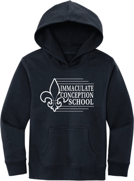 ICS Hoodie - ICS Stripes - District® Adult V.I.T.™ Fleece Hoodie - DT6100