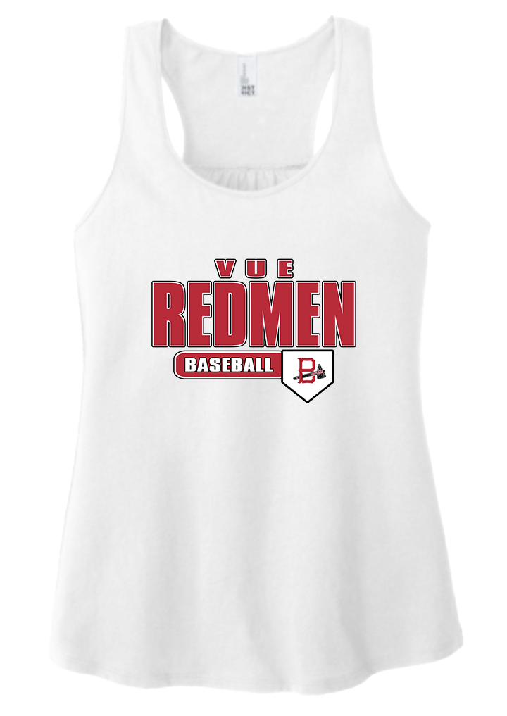 District® Vue White Women's V.I.T.™ Racerback Tank DT6302