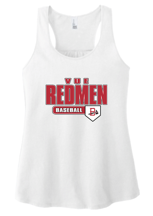 District® Vue White Women's V.I.T.™ Racerback Tank DT6302