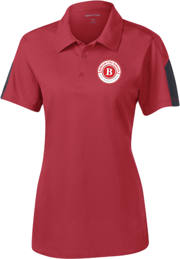 BHS Maintenance - Women's Sport-Tek® PosiCharge® Active Textured Colorblock Polo - LST695