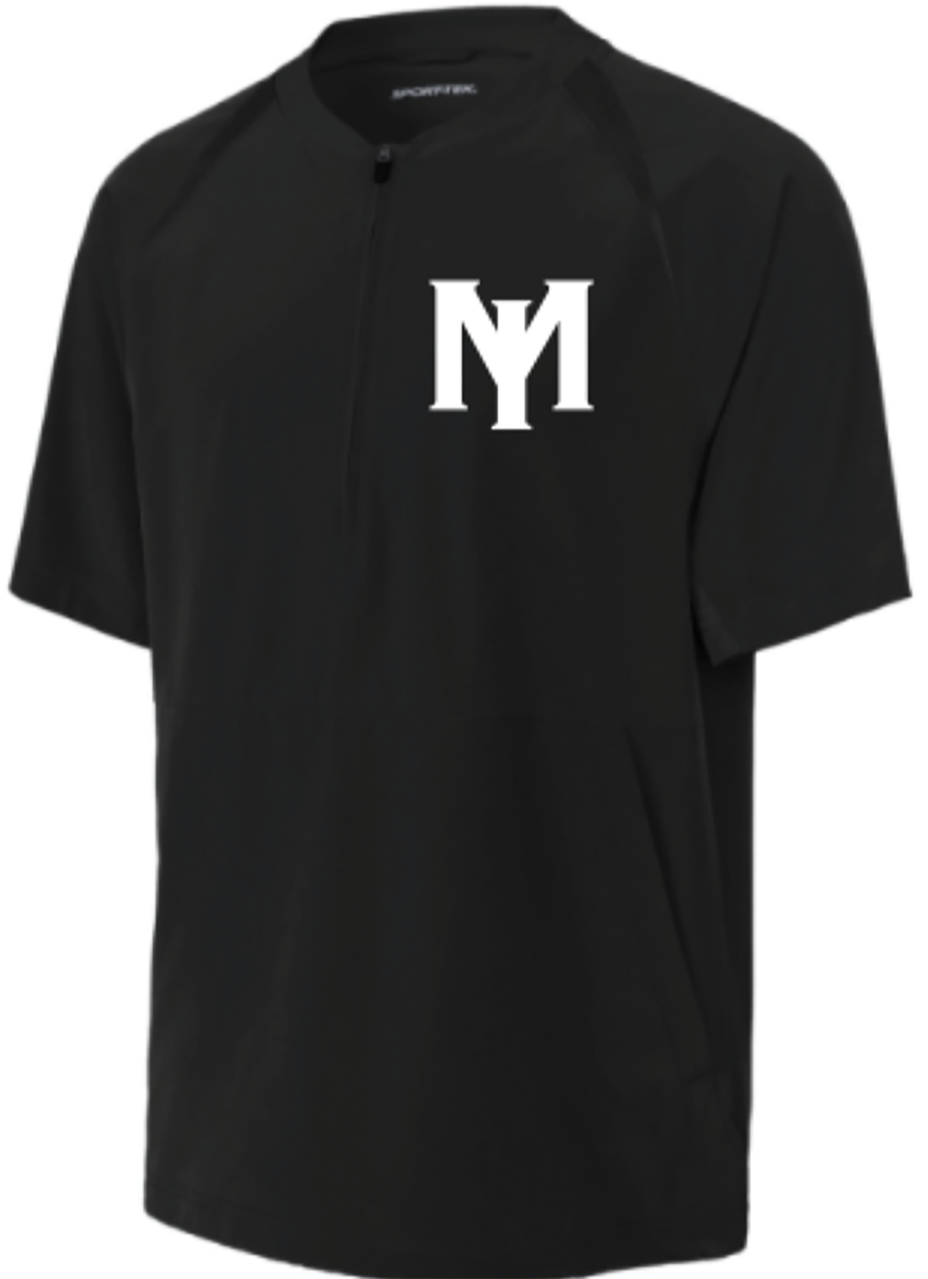 Sport-Tek® Milan Indians Repeat 1/2-Zip Short Sleeve Jacket JST489