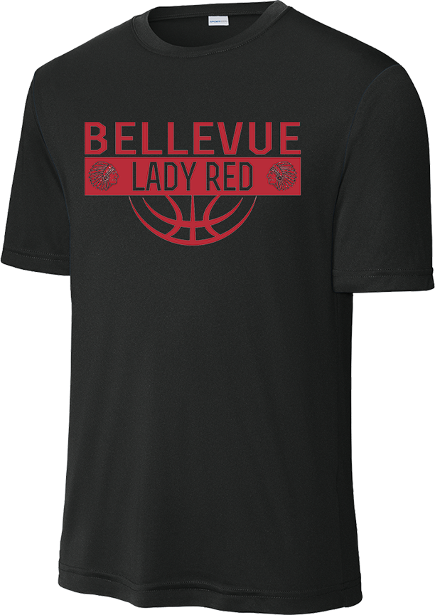 Bellevue Lady Red Ball (red) - Sport-Tek® PosiCharge® Competitor™ Tee - YST350 / ST350
