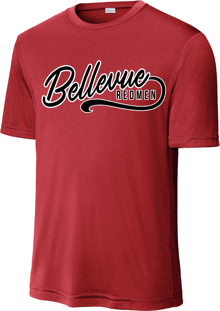 Bellevue Redmen Script - Sport-Tek® PosiCharge® Competitor™ Tee - ST350 / YST350