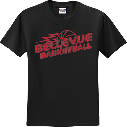 Bellevue Basketball Lightning - Jerzees® - Adult Dri-Power® 50/50 Cotton/Poly T-Shirt - 29M