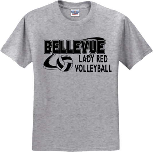 Bellevue Lady Red Volleyball Shirts - #2
