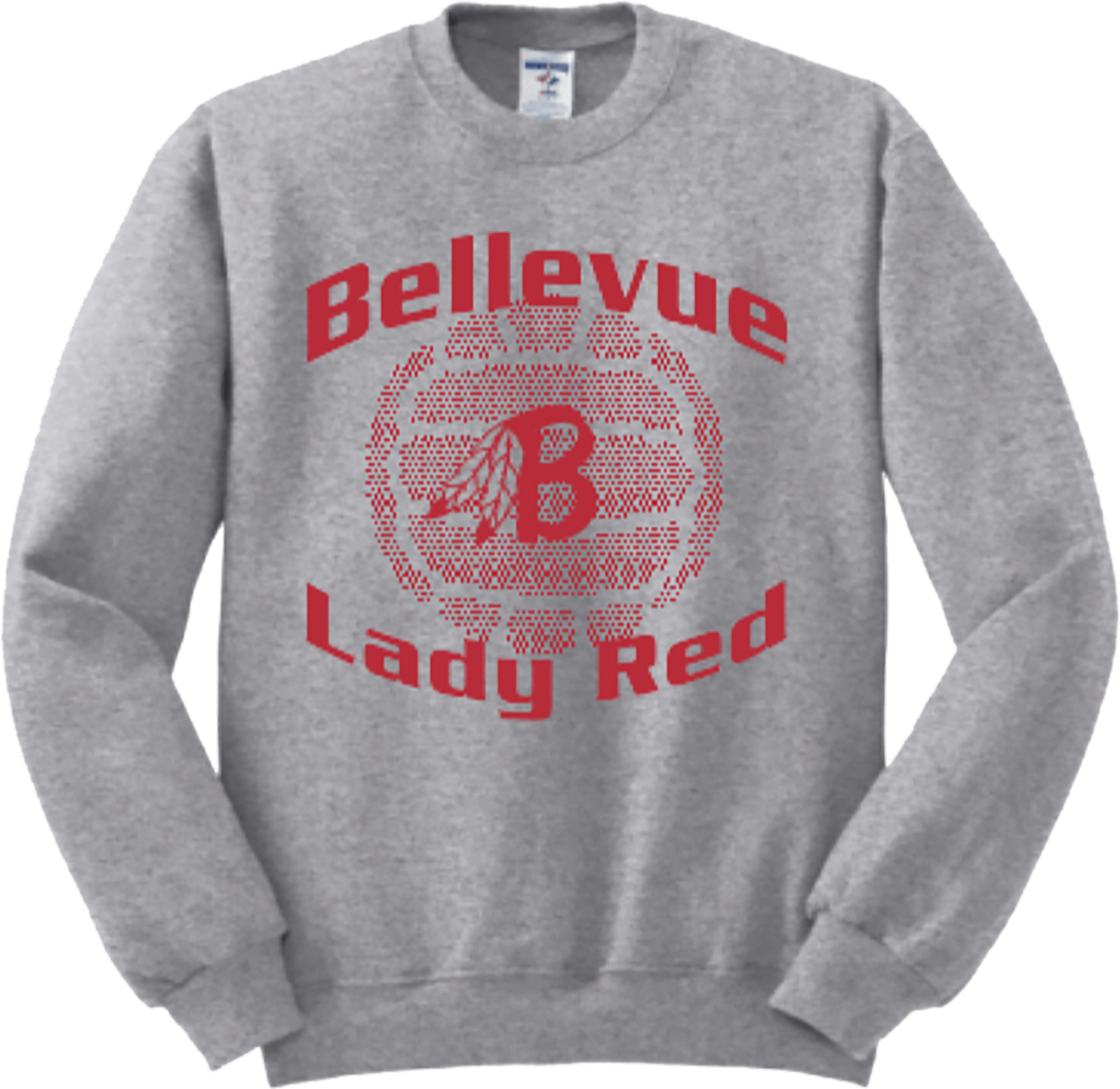 Bellevue Lady Red Volleyball Shirts - #4