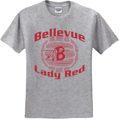 Bellevue Lady Red Volleyball Shirts - #4
