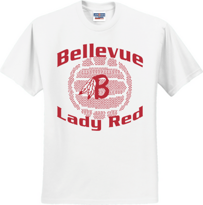 Bellevue Lady Red Volleyball Shirts - #4