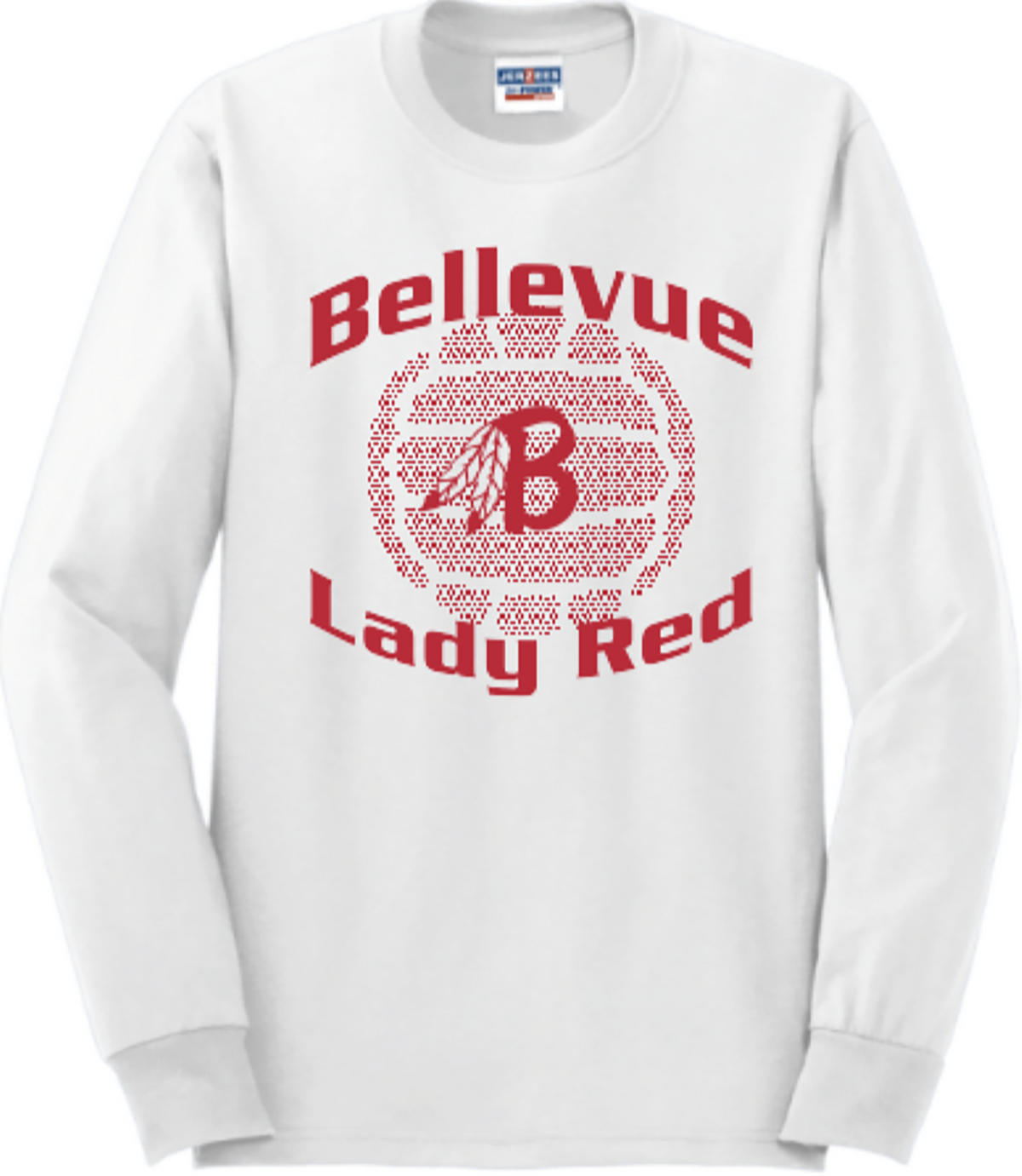 Bellevue Lady Red Volleyball Shirts - #4