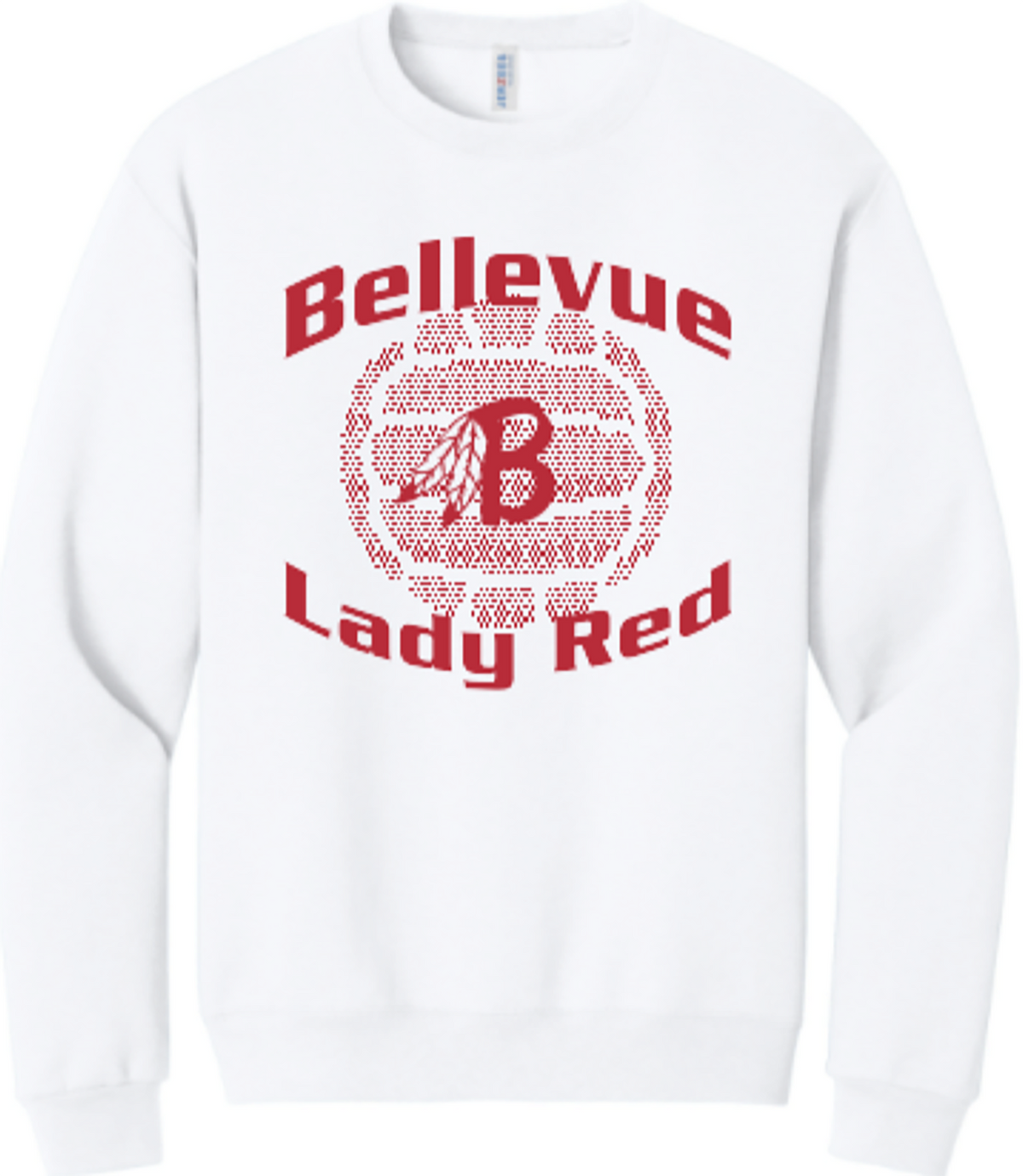 Bellevue Lady Red Volleyball Shirts - #4