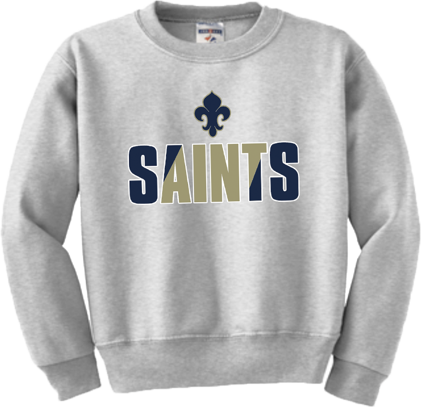 ICS Crewneck - Saints - Jerzees® - Youth NuBlend® Crewneck Sweatshirt - 562B