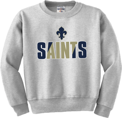 ICS Crewneck - Saints - Jerzees® - Youth NuBlend® Crewneck Sweatshirt - 562B