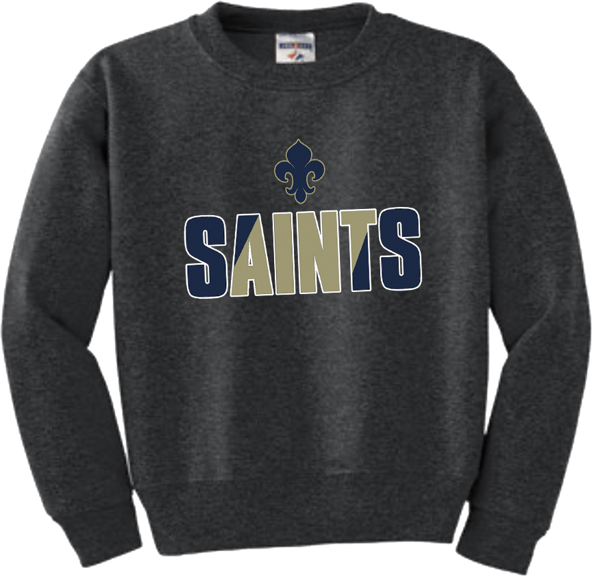 ICS Crewneck - Saints - Jerzees® - Youth NuBlend® Crewneck Sweatshirt - 562B