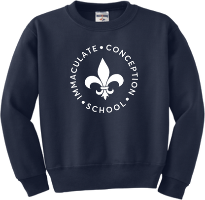 ICS Crewneck - Circle Logo - Jerzees® - Youth NuBlend® Crewneck Sweatshirt - 562B