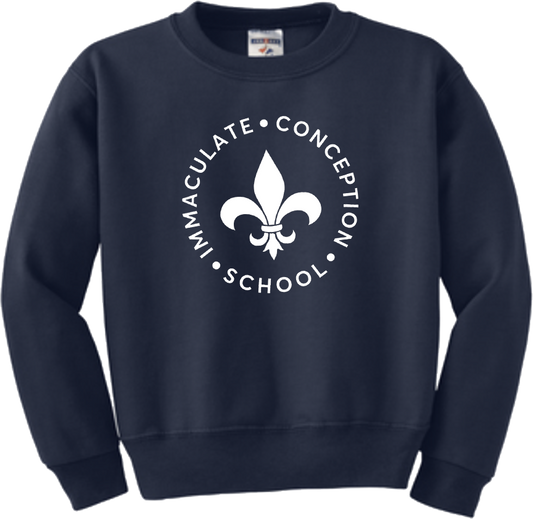 ICS Crewneck - Circle Logo - Jerzees® - Adult NuBlend® Crewneck Sweatshirt - 562M