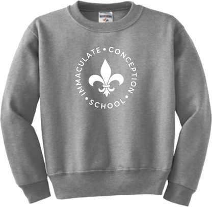 ICS Crewneck - Circle Logo - Jerzees® - Youth NuBlend® Crewneck Sweatshirt - 562B