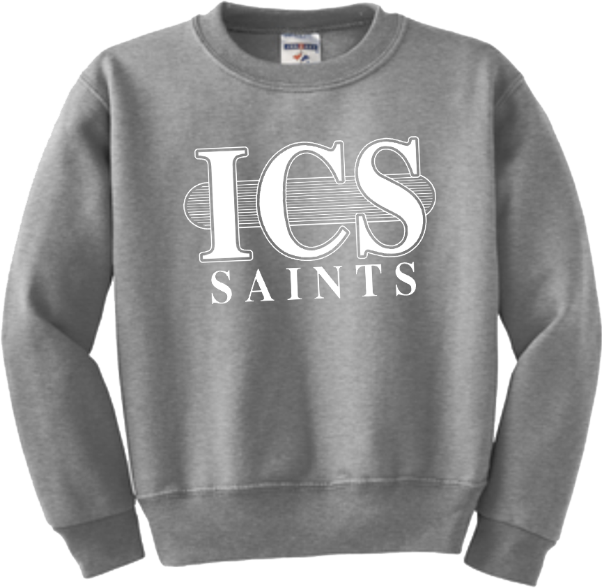 ICS Crewneck - ICS Saints - Jerzees® - Youth NuBlend® Crewneck Sweatshirt - 562B