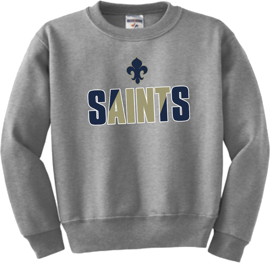 ICS Crewneck - Saints - Jerzees® - Youth NuBlend® Crewneck Sweatshirt - 562B