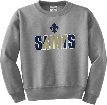 ICS Crewneck - Saints - Jerzees® - Youth NuBlend® Crewneck Sweatshirt - 562B