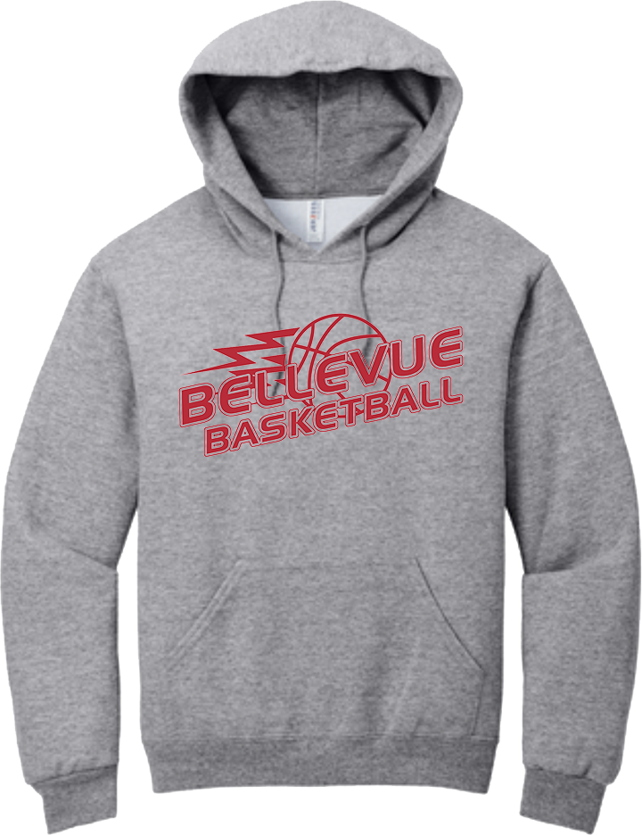 Bellevue Basketball Lightning - Jerzees® - Youth NuBlend® Pullover Hooded Sweatshirt- 996Y