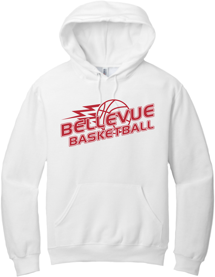 Bellevue Basketball Lightning - Jerzees® - Adult NuBlend® Pullover Hooded Sweatshirt - 996M