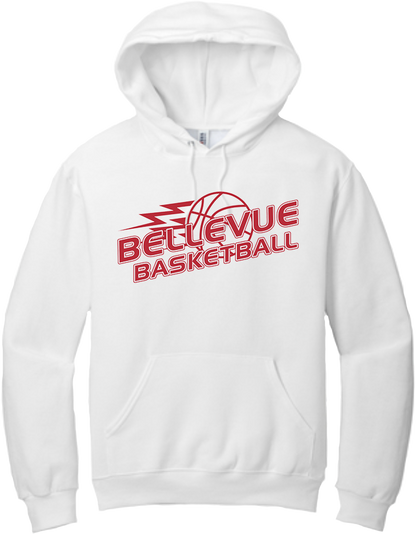 Bellevue Basketball Lightning - Jerzees® - Adult NuBlend® Pullover Hooded Sweatshirt - 996M