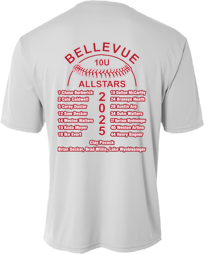 Little League - 2025 10U District Champions - A4 Cooling Performance Short Sleeve Tee - A4N3142 / A4NB3142