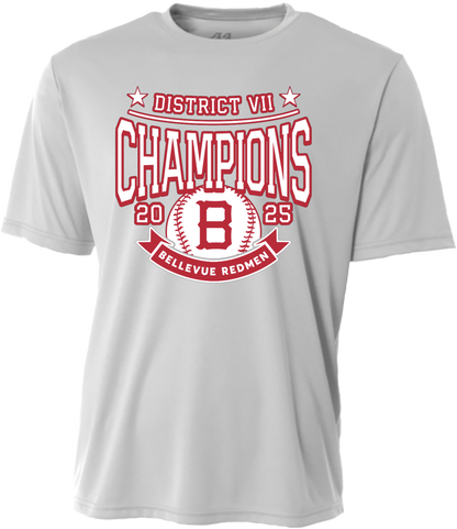 Little League - 2025 10U District Champions - A4 Cooling Performance Short Sleeve Tee - A4N3142 / A4NB3142