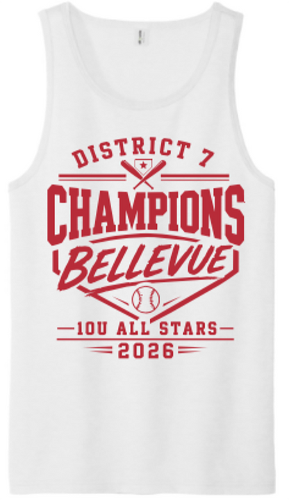 Bellevue LL All Stars 10U District Champs Shirts