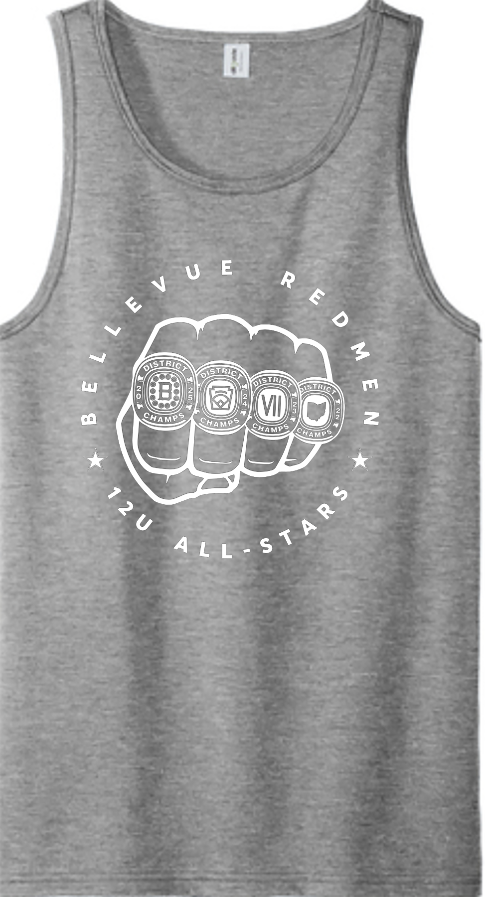 Little League - 2025 12U District Champions - Allmade® Unisex Tri-Blend Tank - AL2019