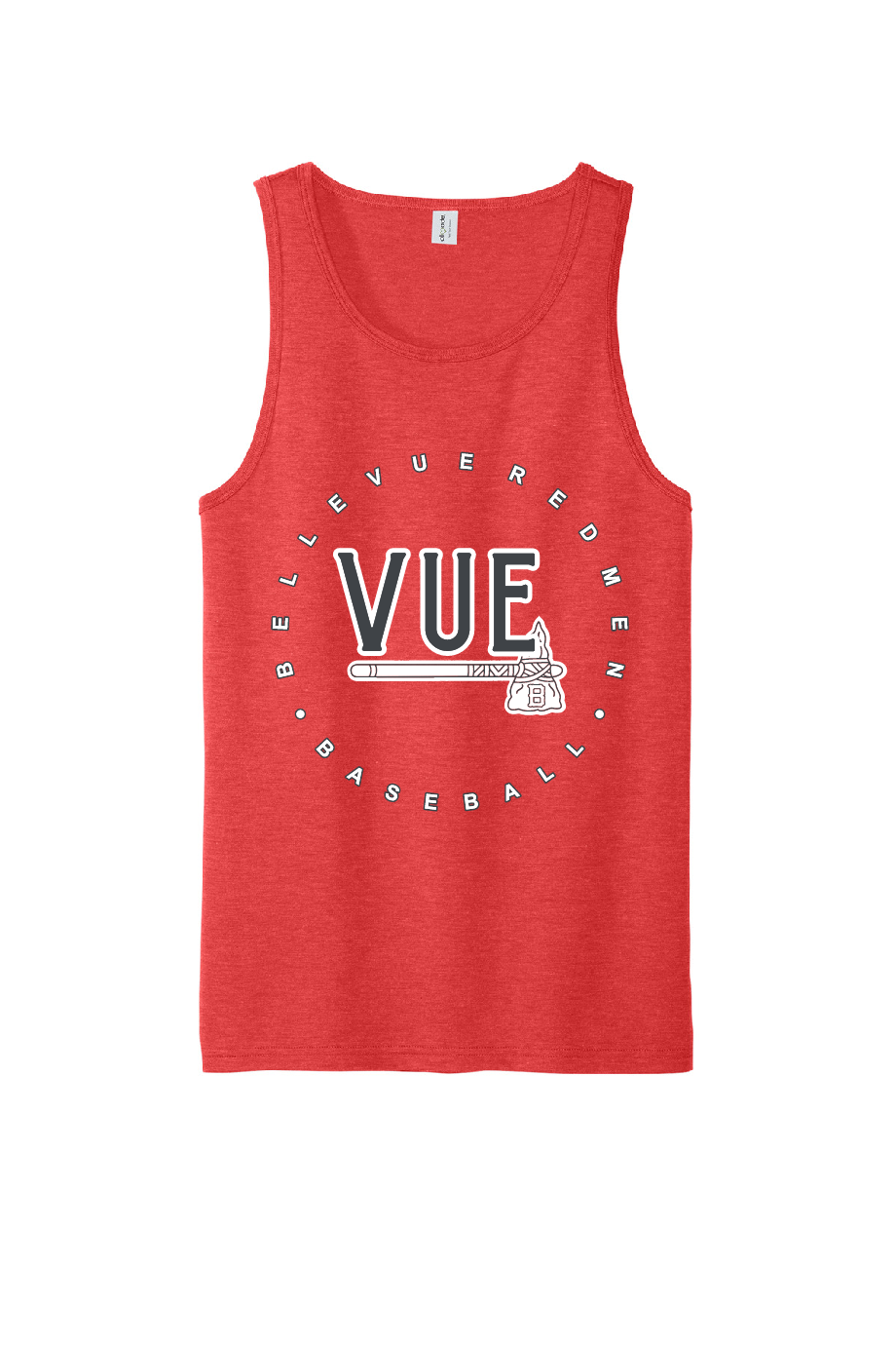 Allmade® Vue Red Unisex Tri-Blend Tank AL2019