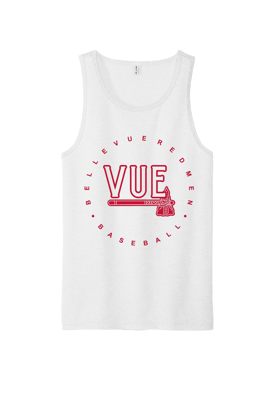 Allmade® Vue White Unisex Tri-Blend Tank AL2019