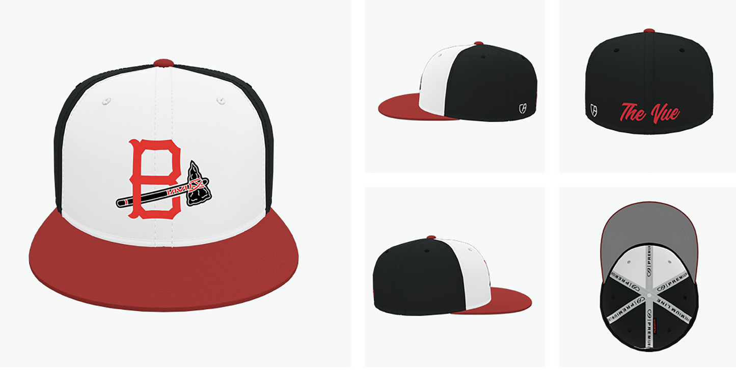 Bellevue LL All Stars 2025 Hat - Authentic Replica for Fan Wear - i8530 Flexfit® Full Fabric Performance Cap