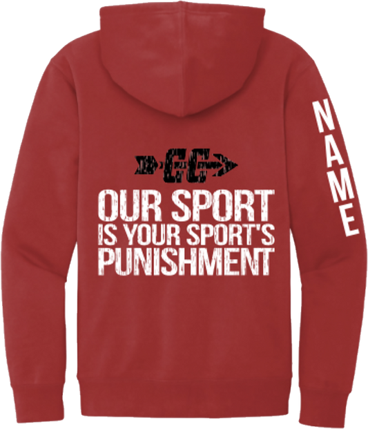 Bellevue Cross Country - District® V.I.T.™ Fleece Hoodie - T6100Y/DT6100